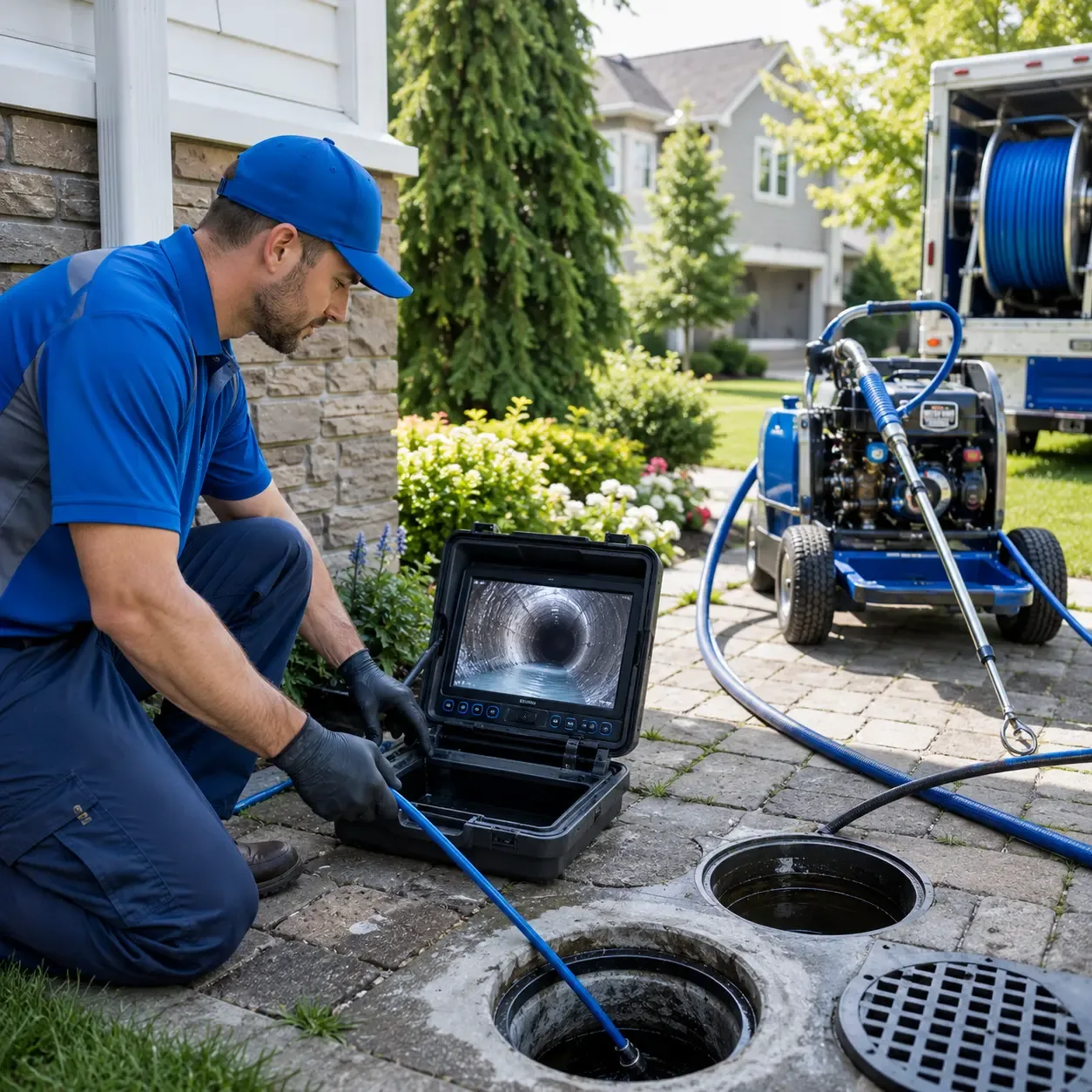 Outdoor drain cleaning professionals serving Manchester, OK
